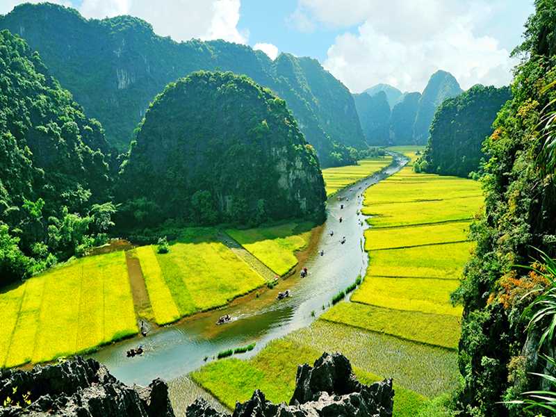 Hanoi - Bai Dinh Pagoda - Trang An - Mua Cave - Ninh Binh Tour 1 Day