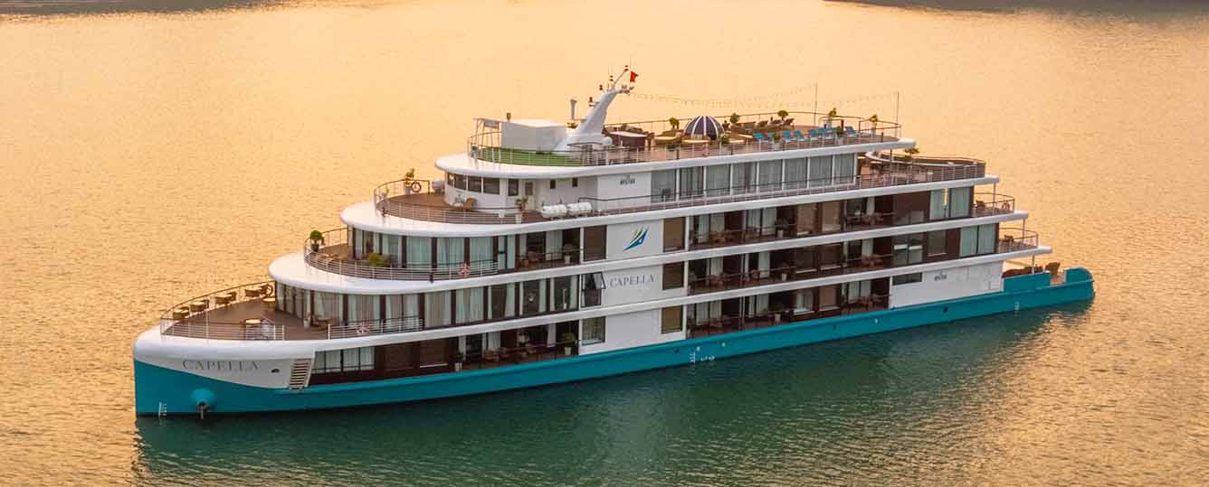 Capella Cruise - The Most Brilliant Cruise in Gulf of Tonkin - 2 Days 1 Night - Halong Bay & Lanha Bay
